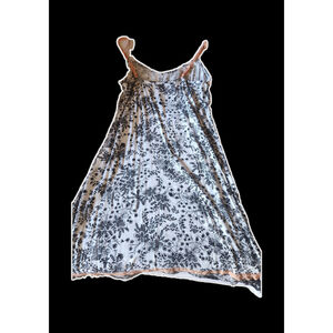 Women's P.J. Salvage White Black Floral Dress Size S